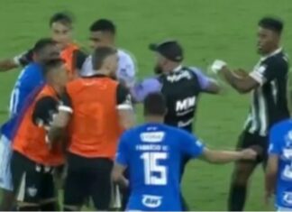 Briga entre Cruzeiro x Atlético-MG tem 23 expulsos. Veja nomes