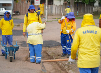 Mutirão no entorno da Feira do Produtor expõe descarte irregular de lixo