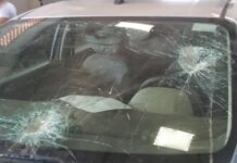 Alunos depredam viatura da Polícia Militar