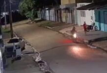 Dupla em moto rouba iPhone de mulher no bairro Floresta
