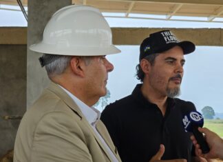Thiago Flores recebe presidente da Infraero para vistoria do aeroporto de Ariquemes
