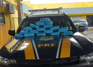 PRF em Rondônia apreende mais de 20 KG de entorpecentes em Ji-Paraná