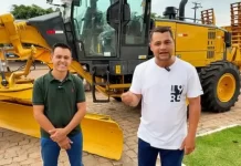 Prefeitura de Chupinguaia adquire uma motoniveladora “Patrol” através de emenda do senador Jaime Bagattoli e contrapartida do município