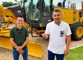 Prefeitura de Chupinguaia adquire uma motoniveladora “Patrol” através de emenda do senador Jaime Bagattoli e contrapartida do município
