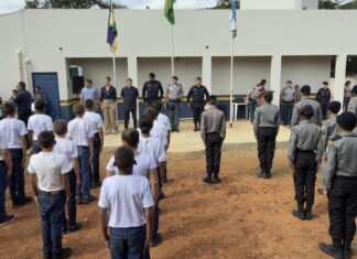 Reforma da sede da Polícia Militar Mirim é entregue em Ariquemes