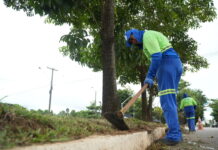 Jaci-Paraná avança na limpeza urbana com mais de 60 toneladas de resíduos recolhidos