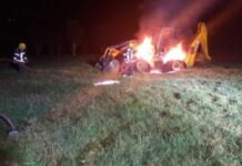 Incêndio criminoso provoca destruição e deixa prejuízo milionário ao DER em Rondônia