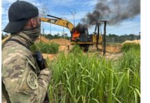 Operação da Polícia Federal combate garimpo ilegal dentro do Parque Nacional Mapinguari