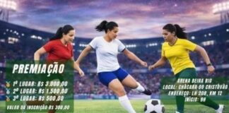 Gesto obsceno e prêmio vazio: torneio feminino de futebol encerra com premiação, e polêmica