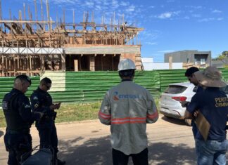 Fiscalização descobre furto de energia em 10 obras de condomínio de luxo na zona Sul de Porto Velho