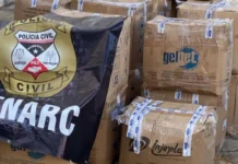 DENARC e Receita Federal apreendem 10 mil frascos com cápsulas de cocaína