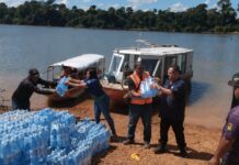 Cheia do Rio Madeira: Defesa Civil leva alimentos, água e assistência a 226 famílias no distrito de Nazaré