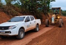 RO-387 recebe serviços de reconformação de plataforma para fortalecer a mobilidade na região de Espigão d’Oeste