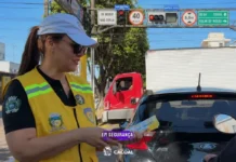 SEMTRAN alerta motoristas para cuidados redobrados durante jogo da Seleção Brasileira