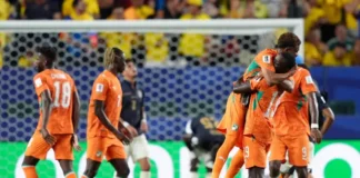 Equador para no travessão e Costa do Marfim vence no final, no Grupo E