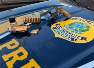 PRF em Rondônia apreende arma de fogo e munições em Vilhena