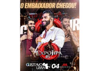 Gusttavo Lima é confirmado na Expojipa 45 anos após cancelamento de Henrique & Juliano