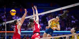 Brasil perde por 3 a 0 para Tailândia na Liga das Nações de Vôlei