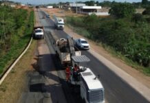 BR-364 recebe obras de manutenção entre Porto Velho e Vilhena