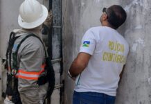 Operação prende uma pessoa e encontra mais de 300 ligações clandestinas em condomínio de alto padrão