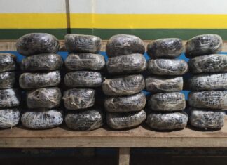 PM apreende mais de 30 kg de maconha durante abordagem em carro com problema mecânico