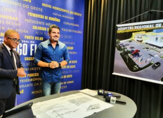 Hospital Regional de Ariquemes avança: Thiago Flores anuncia recurso de R$ 41,5 milhões garantido e entrega do projeto