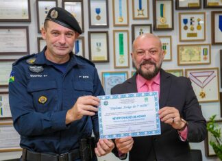 Corregedor-Geral do MPRO recebe homenagem do 7º Batalhão da Polícia Militar