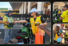 Semtran e Detran orientam mototaxistas e condutores de aplicativo sobre segurança no trânsito