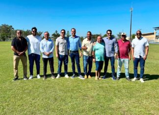 Federação de Futebol de Rondônia visita Jaci-Paraná para nova inspeção no Estádio