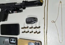 Suspeitos são presos com pistola furtada e espingarda artesanal em Rondônia