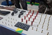 Garimpeiro de 22 anos é preso com armas e dezenas de munições durante operação em Abunã