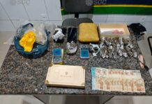 Polícia Militar apreende drogas e prende três pessoas durante operação na Linha 9