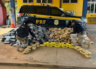 Porto Velho: PRF encontra mais de uma tonelada de drogas escondida em caminhão na BR-364
