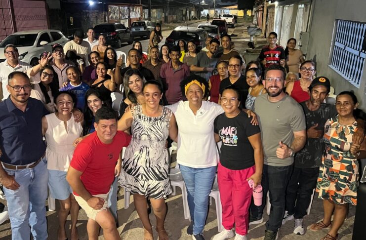 Sílvia Cristina mobiliza campanha na capital