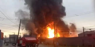 Prefeitura interdita entorno de fábrica atingida por incêndio em SP