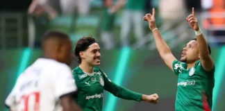 Palmeiras goleia Vasco e volta a abrir frente no Brasileirão: 4 a 1