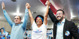 Sílvia Cristina inicia campanha com grande mobilização de adesivaço e inauguração de comitês