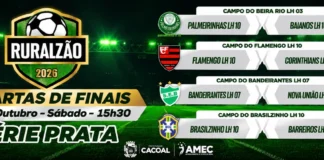 Oito equipes entram em campo a partir das 15h30 em busca de quatro vagas na próxima fase da competição