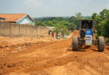 Trecho da Avenida Brasil no setor 5 é mais uma via contemplada com drenagem e asfalto novo