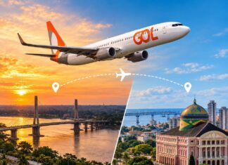 GOL altera horário do voo direto entre Porto Velho e Manaus e amplia conectividade de Rondônia