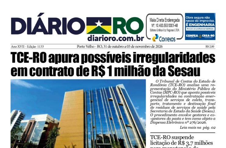 EDIÇÃO 1133 – 31/10 A 03/11/2026