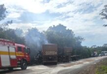 Acidente na BR 364 deixa um morto e outro lesionado na região de Pimenta Bueno