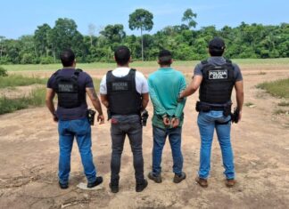 Polícia Civil prende suspeito de tentar matar vítima com golpes de facão durante assalto a residência
