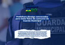 Prefeitura divulga convocados para teste físico do concurso da Guarda Municipal