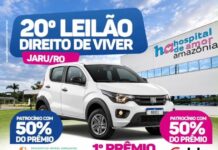 Será no próximo domingo o 20° Leilão Direito de Viver em prol do Hospital de Amor em Jaru