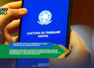 Campanha orienta trabalhadores sobre denúncias de assédio eleitoral