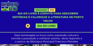 Dia do Livro é convite para descobrir histórias e valorizar a literatura de Porto Velho